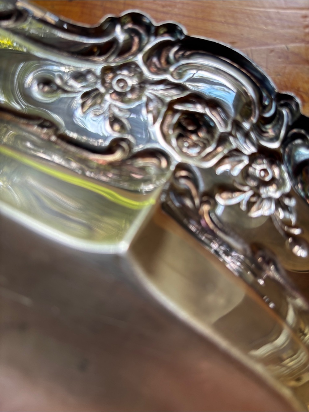 Towle EP 4022 Silverplate Candy Or Cake Dish Is Know As Old Master/Rose Scroll - Picture 8 of 9